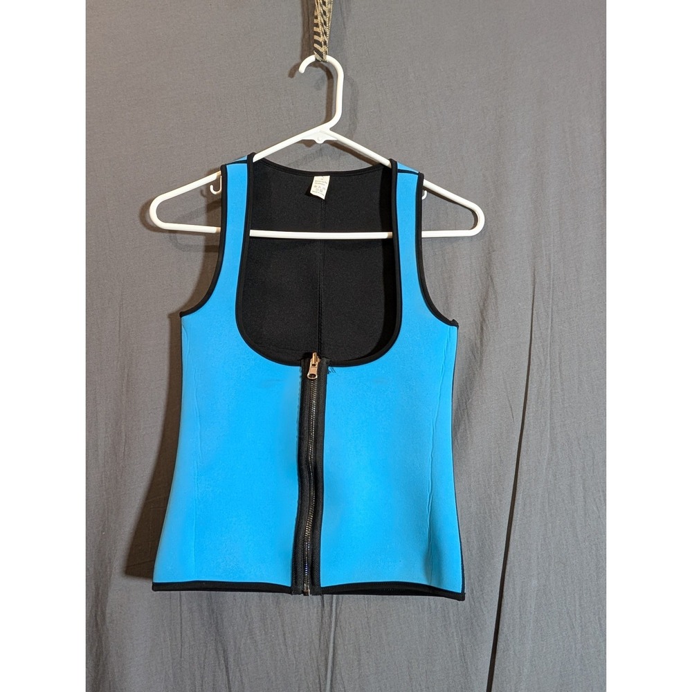 Women's Under Bust Womens Zip Sweat Vest Size Medium‎